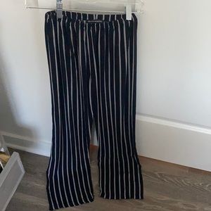 Brandy Melville Wide Leg Striped Pants